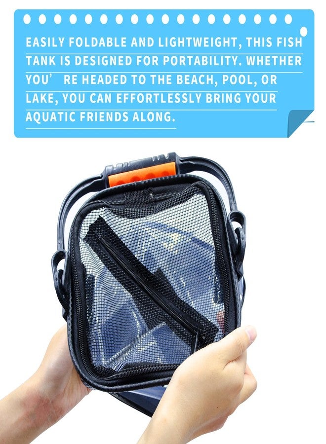 MHLLGN Foldable Aquarium, Portable Fish Tank, Fish Transport Container, EVA Fish Bowl, Beginner Tank, Catch and Release Aquarium for Beach, Pool and Lake - Image 5